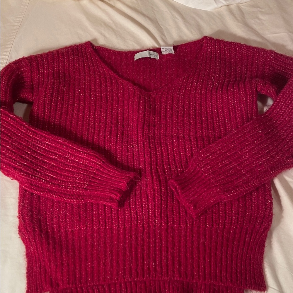 Vibrant Red Sweater